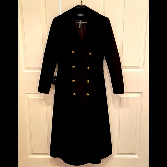 Ralph Lauren, black peacoat, size 2